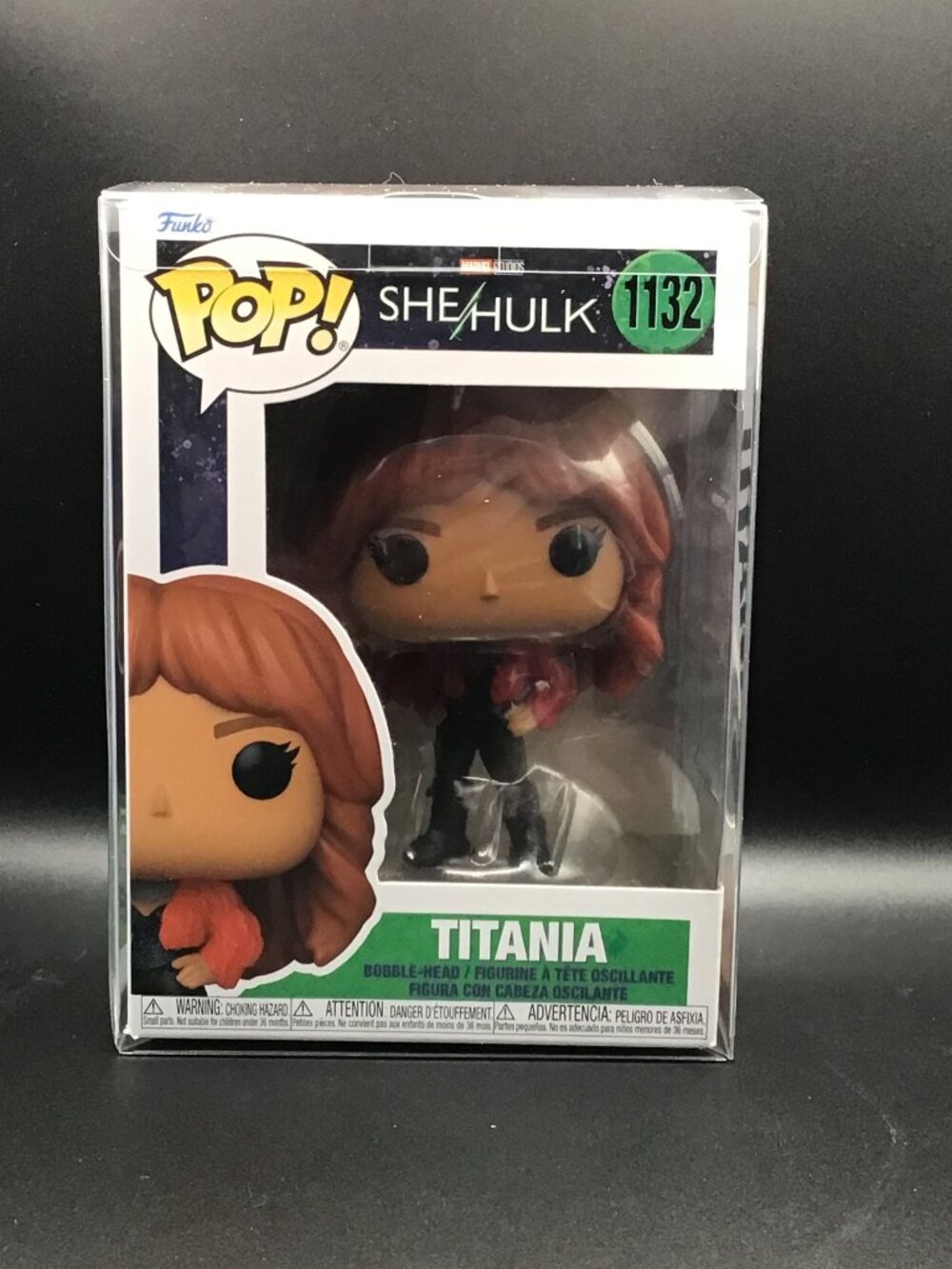 Funko Pop Marvel She-Hulk Titania #1132 Vinyl Figure w/Pop Protector New Disney+